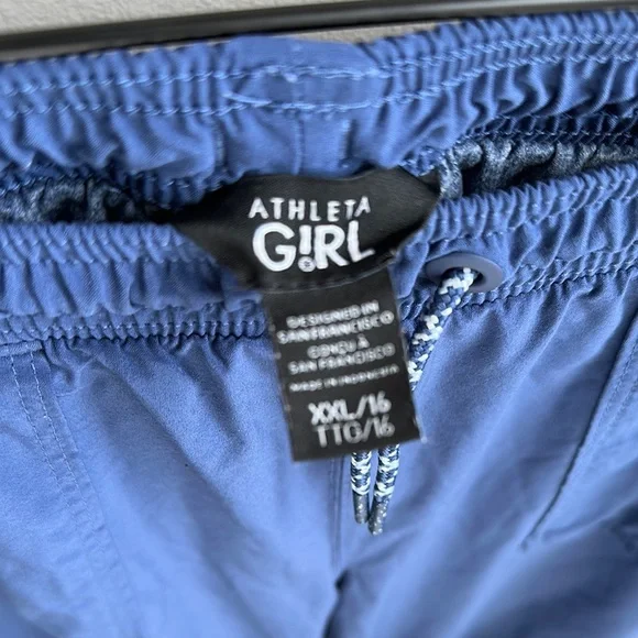 Athleta Girl Lined High Jump Jogger in Blue  XXL 16 in Blue - Picture 2 of 9